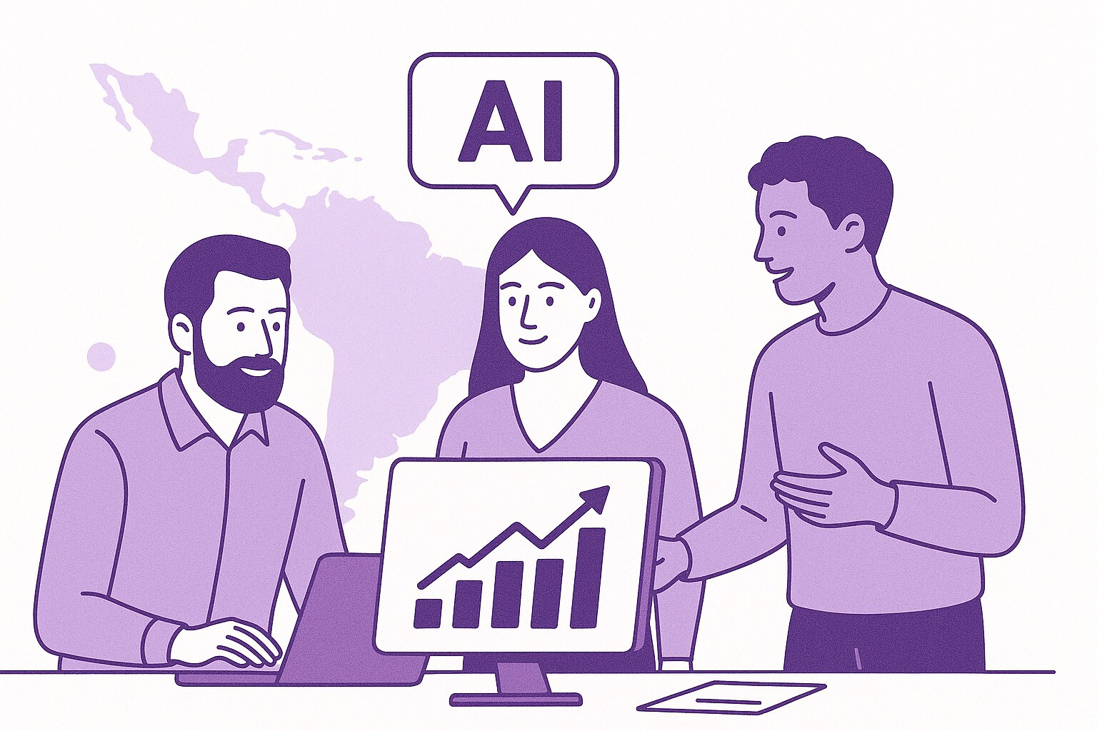 Ilustración del artículo «AI First más allá del hype: Cómo transformar tu organización de manera realista y efectiva»