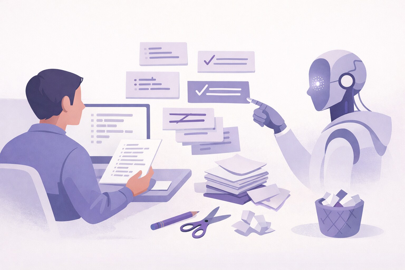 Ilustración del artículo «El desarrollador como editor»